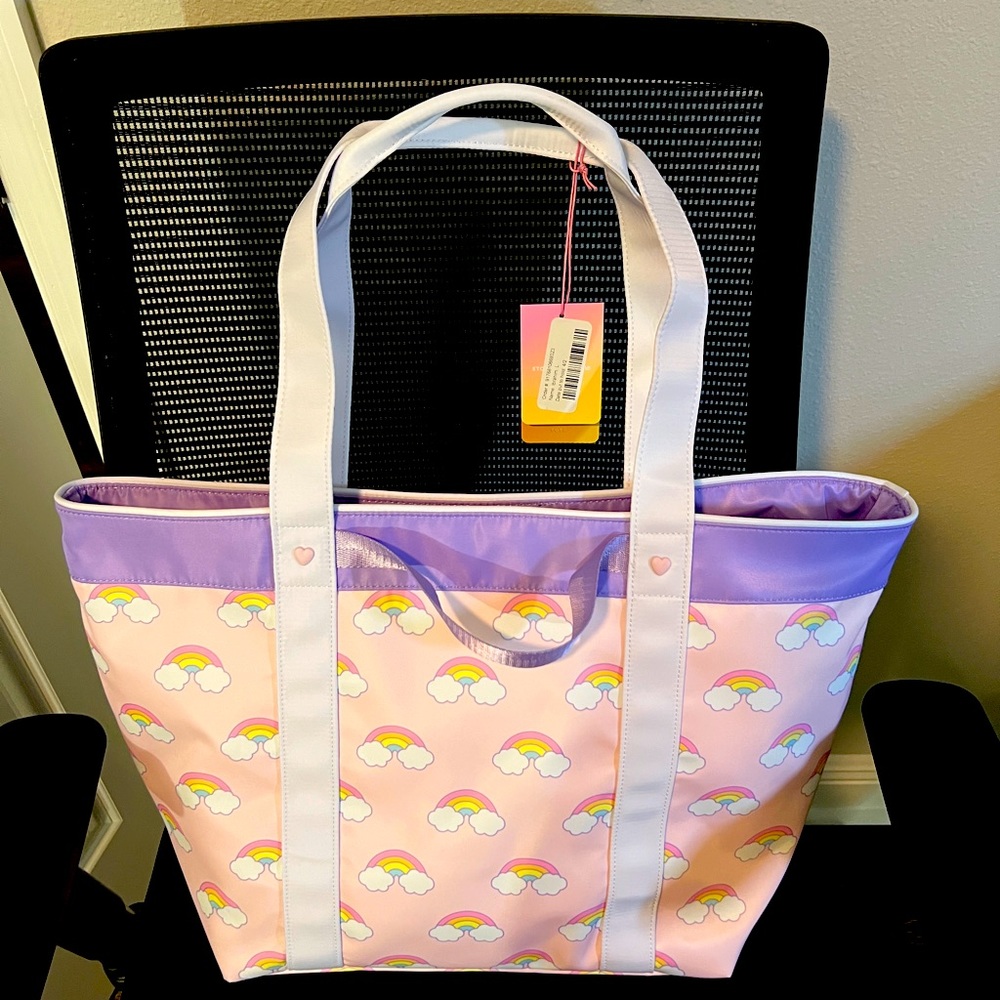 Stoney Clover Lane x Target rainbow beach bag
